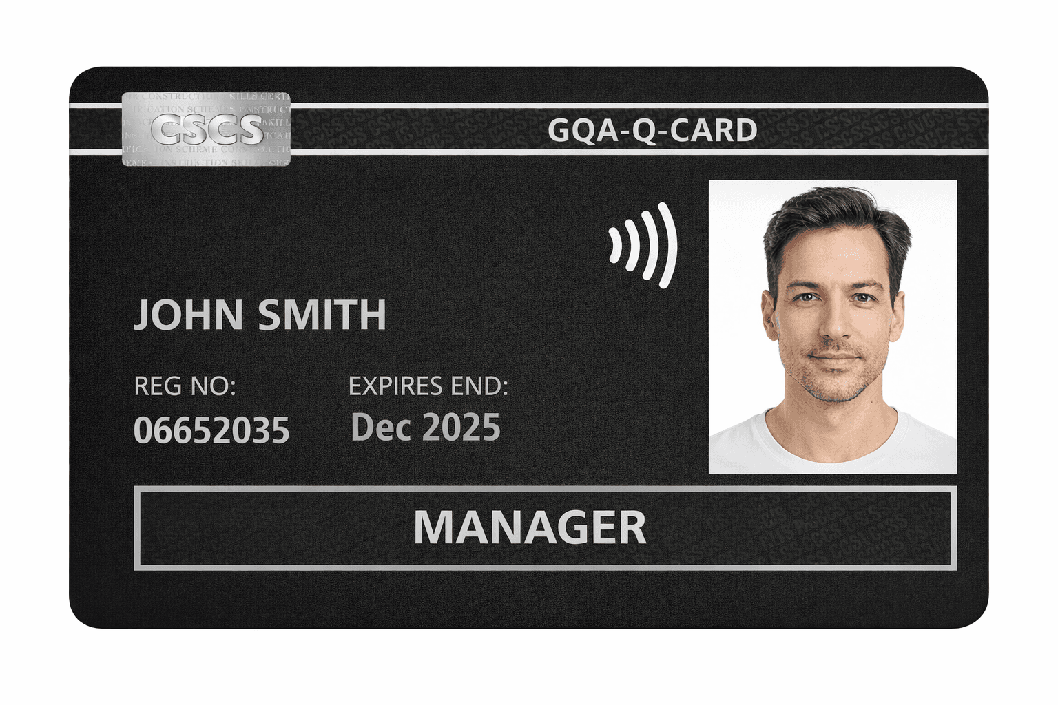 Manager CSCS Card